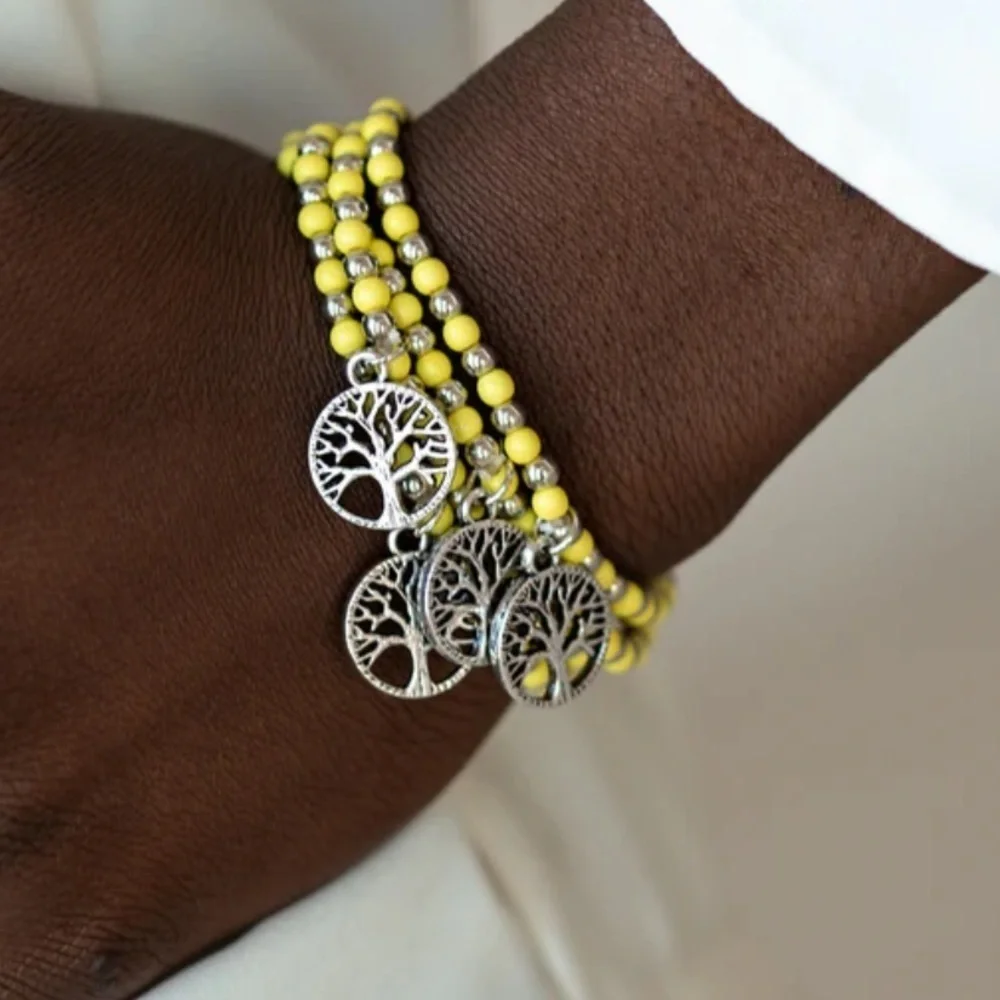 Bracelets Bundle of Three Silver Adjustable Bling Rhinestone Size New